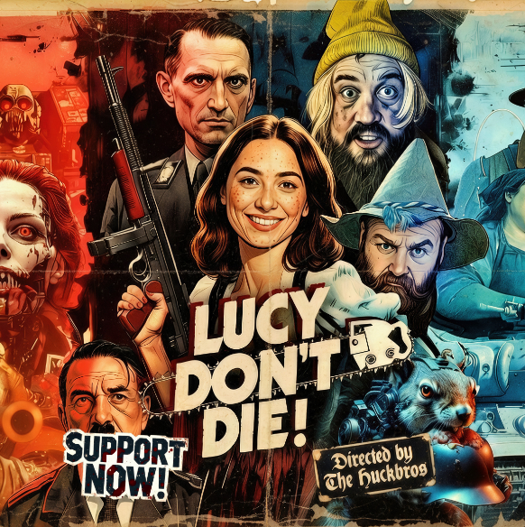 Lucy Dont Die - Das ber Final Kickstarter Poster - Censored - Support Now - Smartphone